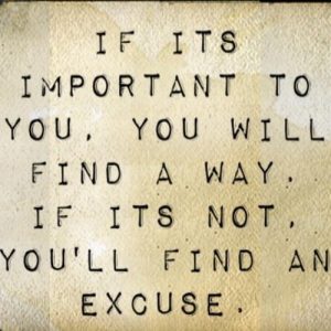 Learn how to stop the cycle of making excuses and build self-esteem