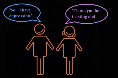 Talking about depression can be scary. We must talk about depression to help ourselves and future generations overcome mental health stigma - and to heal.